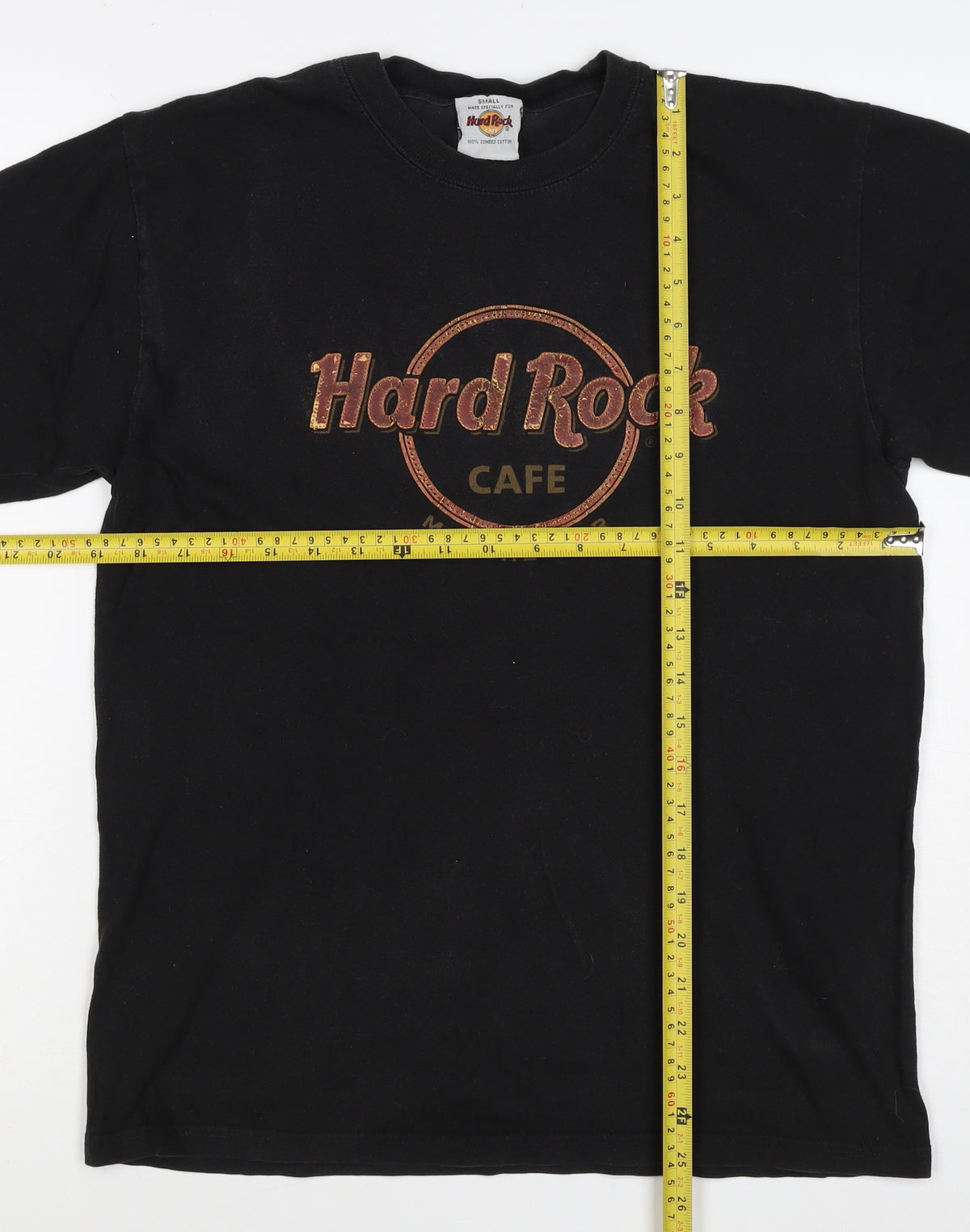 Hard Rock Cafe Manchester Unisex Black S Basic Cotton T-Shirt