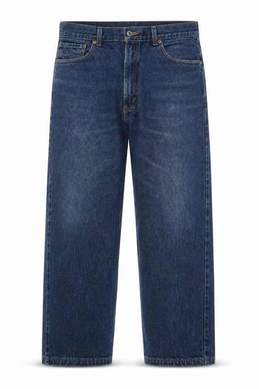 Levi's 505 Unisex Blue W36 L30 Regular Fit Straight Leg Jeans