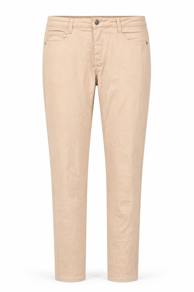 Part Two Women's Beige UK 12 Emma Straight Stretch Jeans
