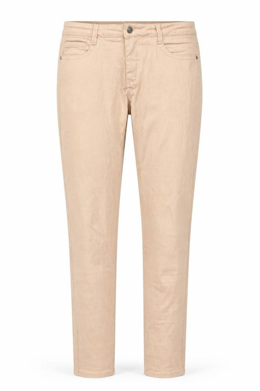 Part Two Women's Beige UK 12 Emma Straight Stretch Jeans