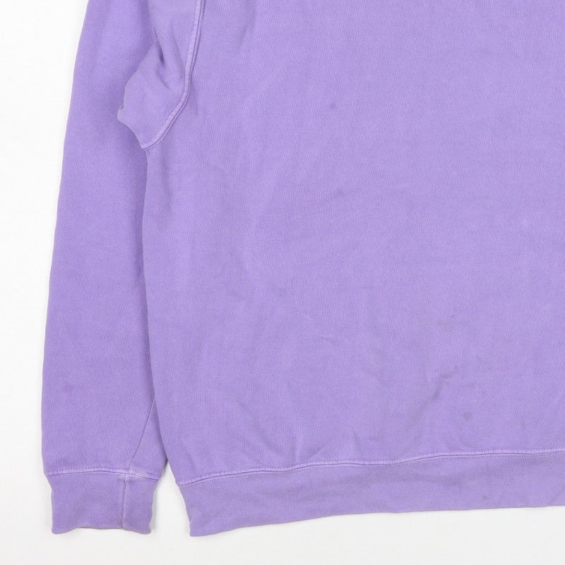 Comfort Colours Men's Purple M Pullover Sweatshirt Northshore Surfshop Logo