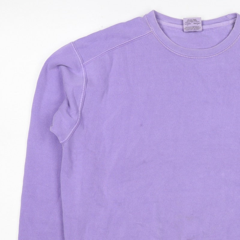 Comfort Colours Men's Purple M Pullover Sweatshirt Northshore Surfshop Logo