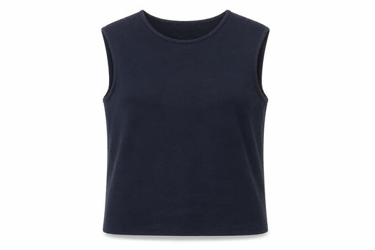 Jaeger Women’s Blue M Basic Stretch Jersey Sleeveless Tank Top