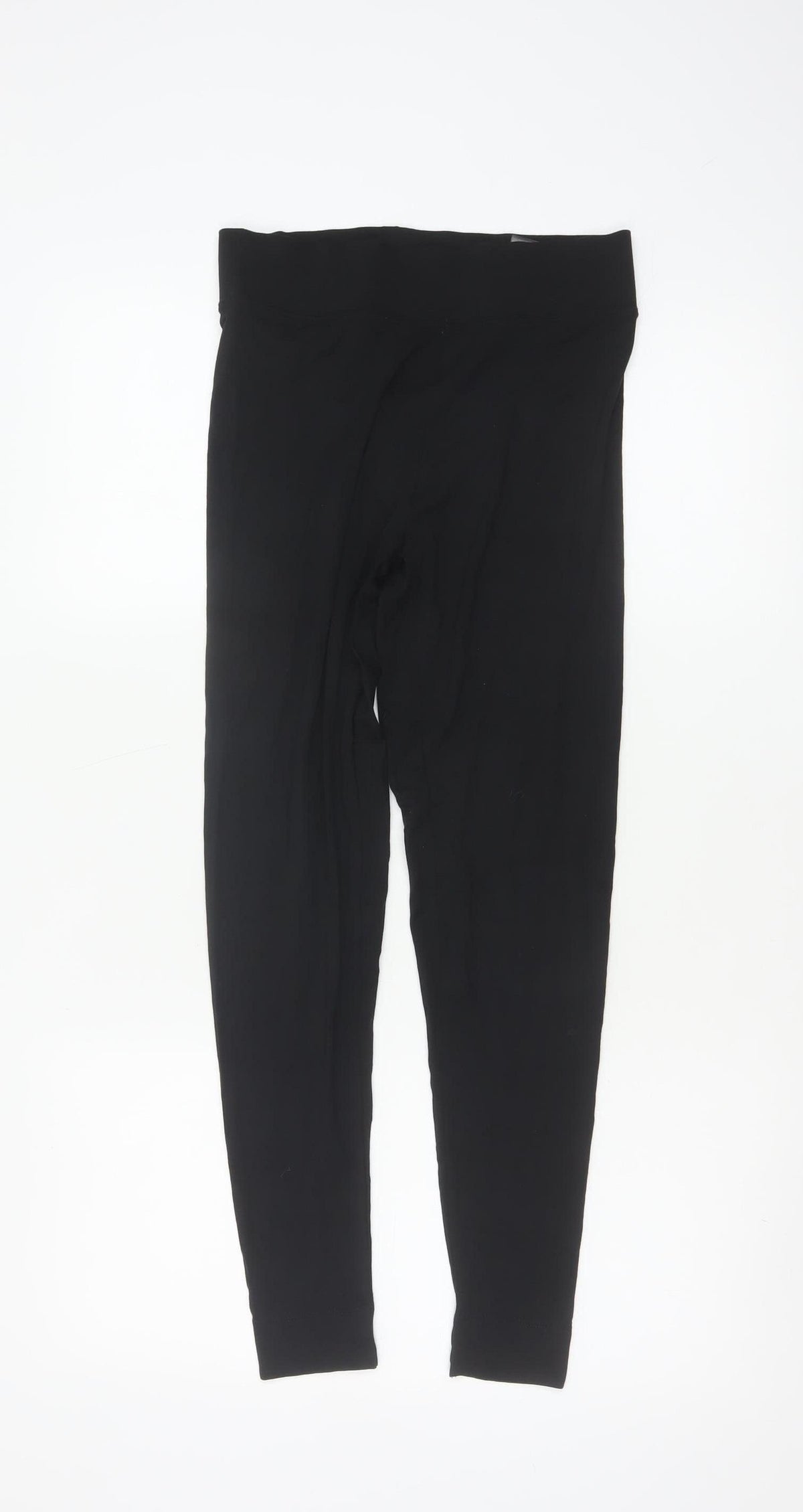 M&S Women’s Black Size 8 Regular Stretch Viscose Jersey Leggings