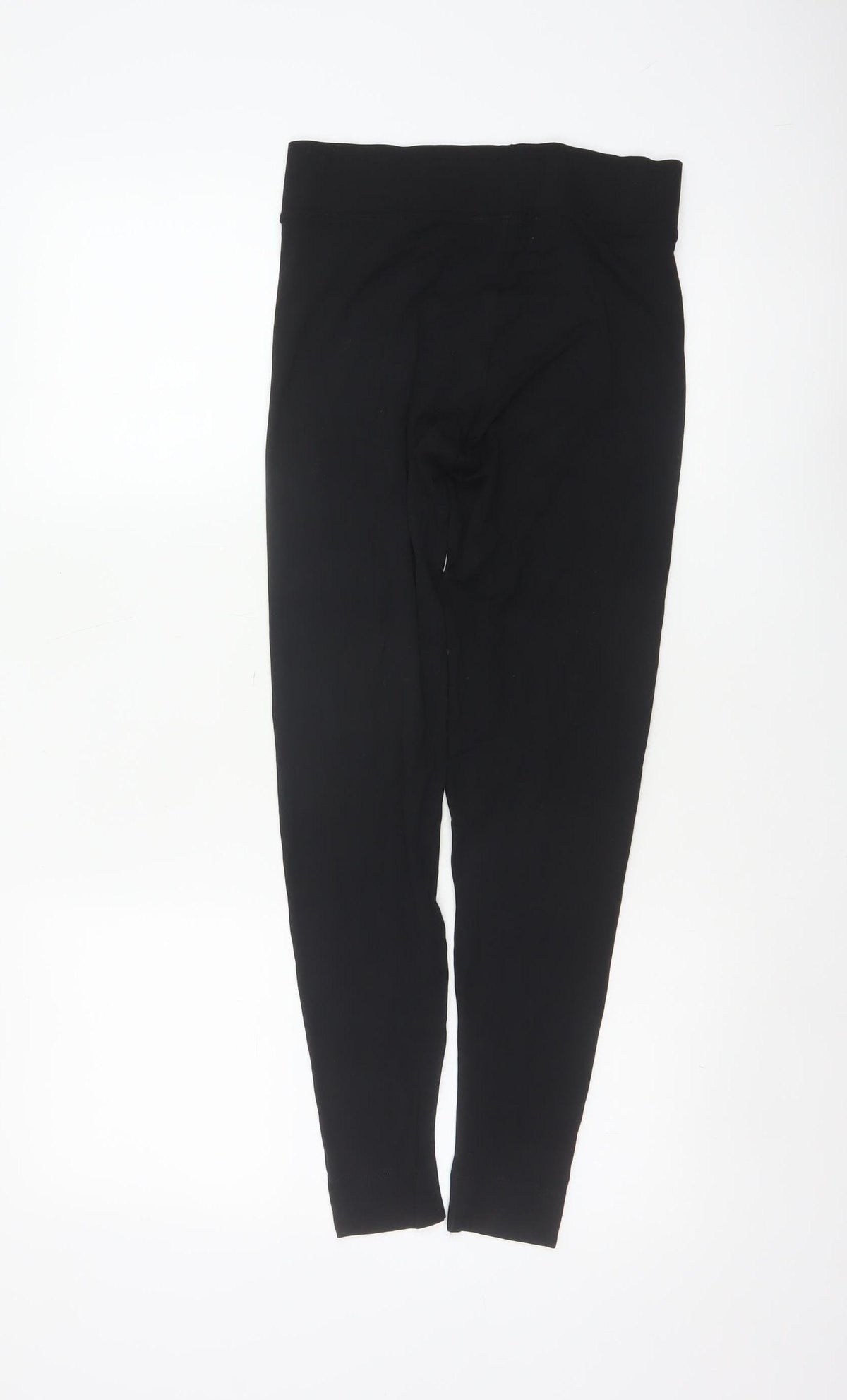 M&S Women’s Black Size 8 Regular Stretch Viscose Jersey Leggings