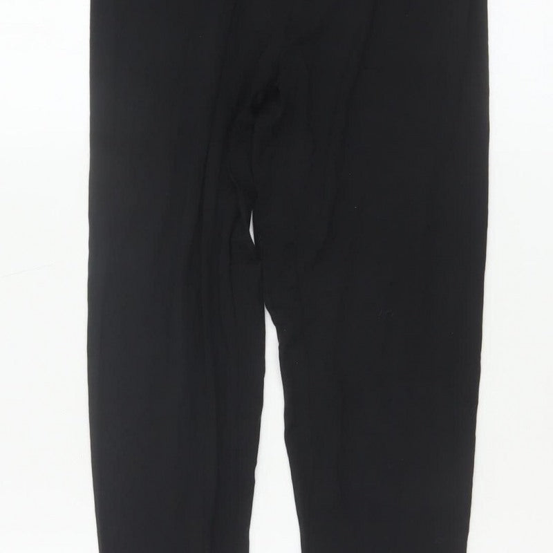 M&S Women’s Black Size 8 Regular Stretch Viscose Jersey Leggings