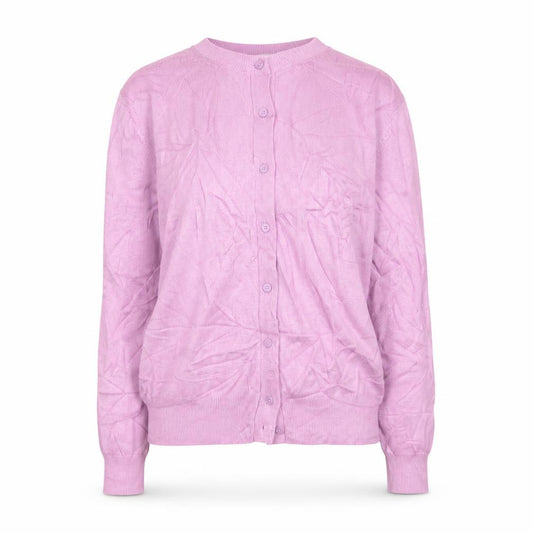 Marks and Spencer Women Pink Size 12 Viscose Knit Button Cardigan