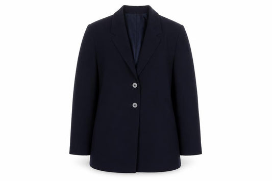 Viyella Women’s Blue UK 16 Two Button Wool Blend Blazer Jacket