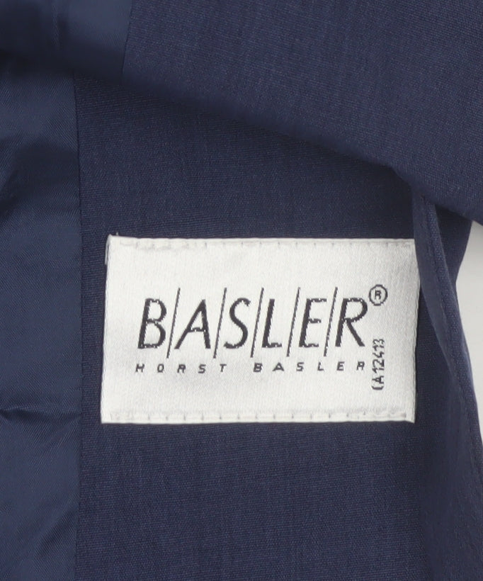 Basler Women Blue UK 12 Long Tailored Lined Blazer Jacket