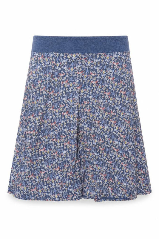White Stuff Women’s Blue Floral Skort UK 14 Knee Length Casual