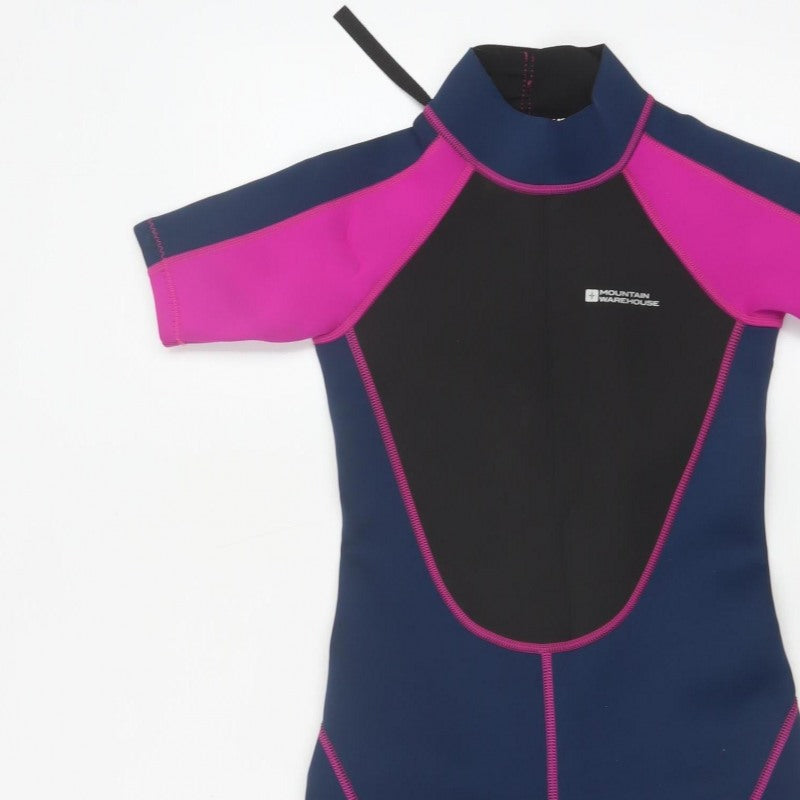 Mountain Warehouse Girls Multicoloured 9-10 Years Shorty Wetsuit