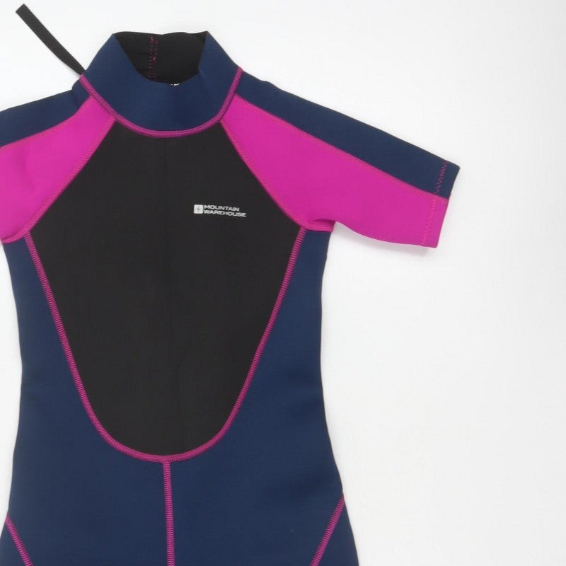 Mountain Warehouse Girls Multicoloured 9-10 Years Shorty Wetsuit