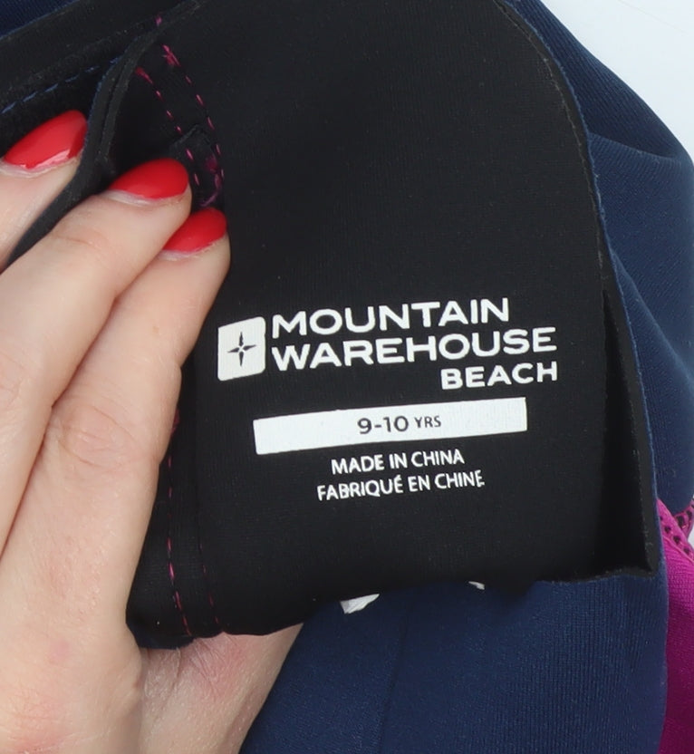 Mountain Warehouse Girls Multicoloured 9-10 Years Shorty Wetsuit
