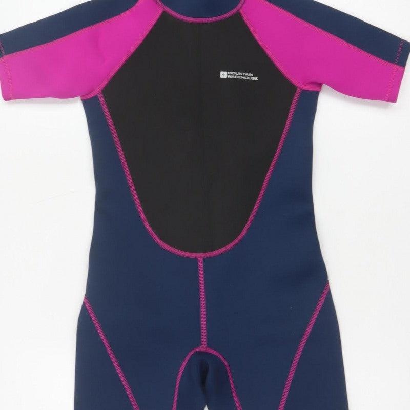 Mountain Warehouse Girls Multicoloured 9-10 Years Shorty Wetsuit