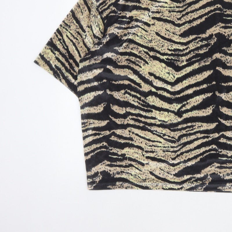 ASOS DESIGN Men's Multicoloured M Zebra Print Oversized T-Shirt