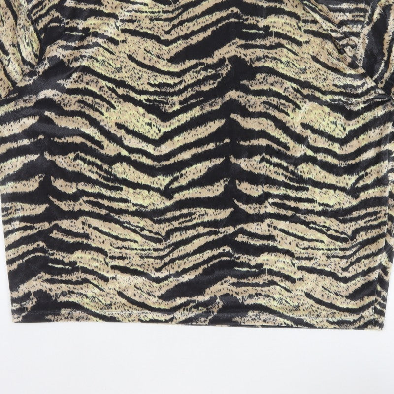 ASOS DESIGN Men's Multicoloured M Zebra Print Oversized T-Shirt