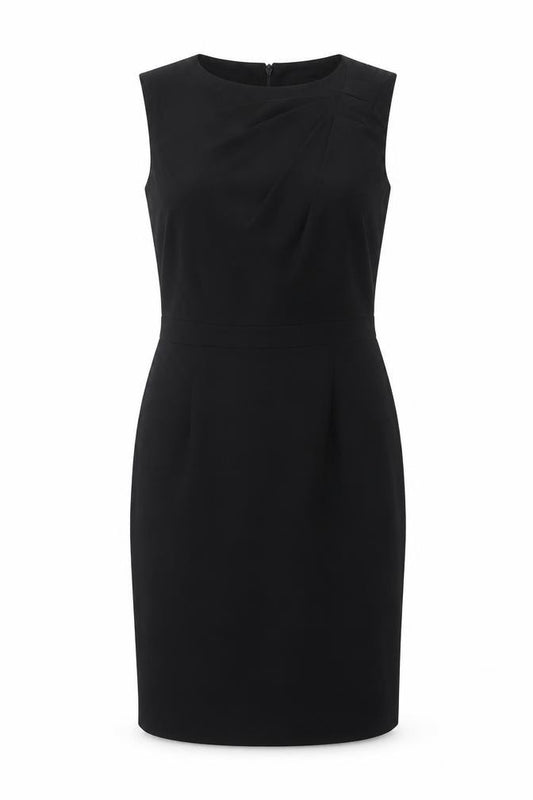 Banana Republic Women Black UK 10 Petite Sheath Knee Dress