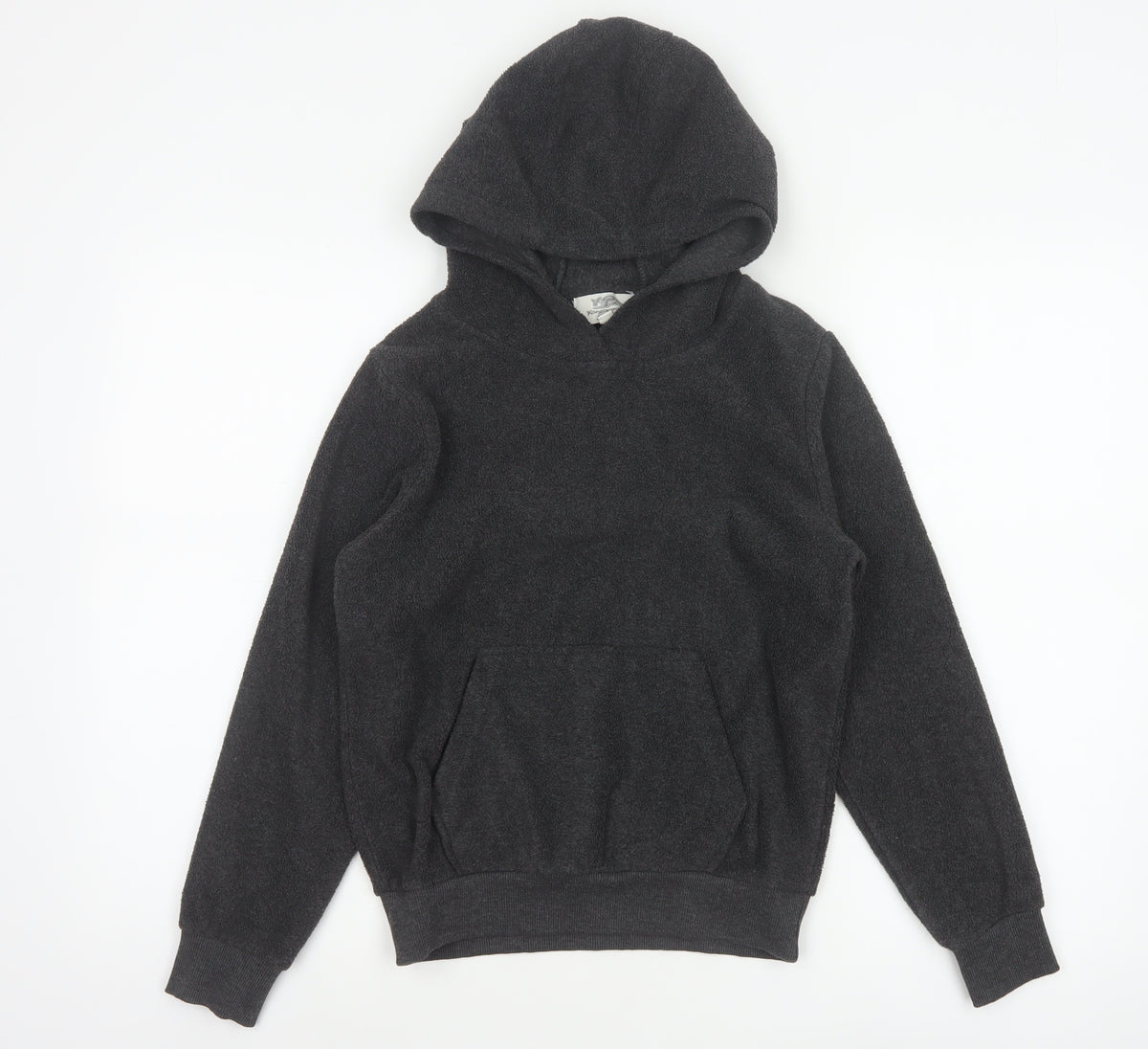 Kangaroo Poo Boys Black Fleece Pullover Hoodie 9-10 Years Hooded
