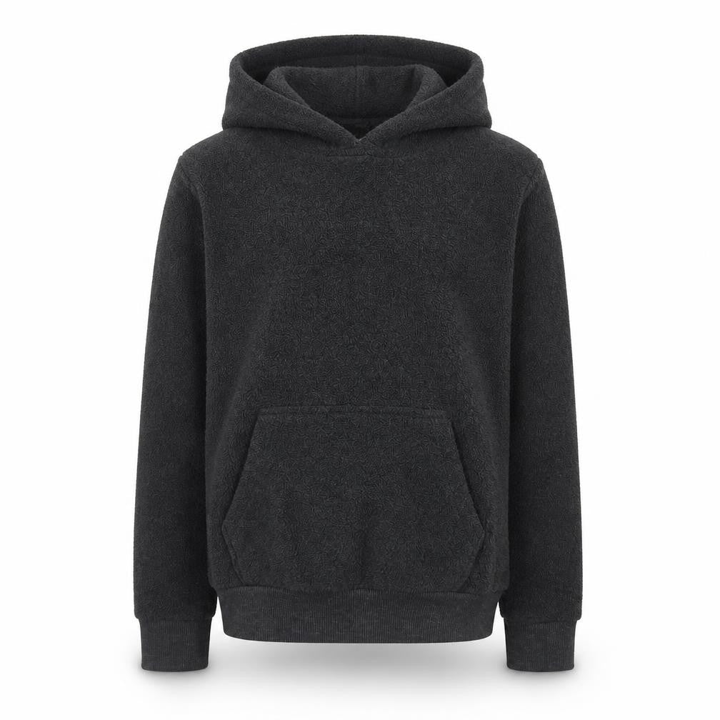 Kangaroo Poo Boys Black Fleece Pullover Hoodie 9-10 Years Hooded
