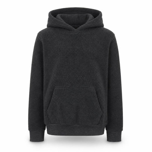 Kangaroo Poo Boys Black Fleece Pullover Hoodie 9-10 Years Hooded