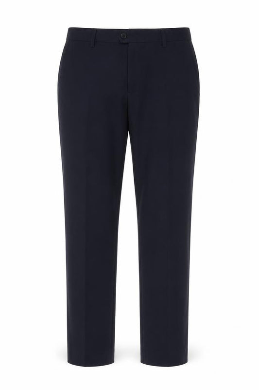 Next Men’s Navy Blue 32in Waist Regular Straight Dress Trousers