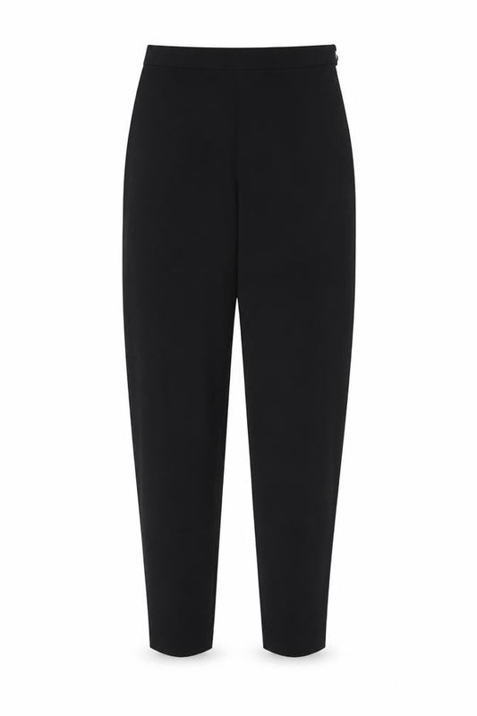 GAP Women’s Black Size 6 Tapered Cotton Stretch Trousers