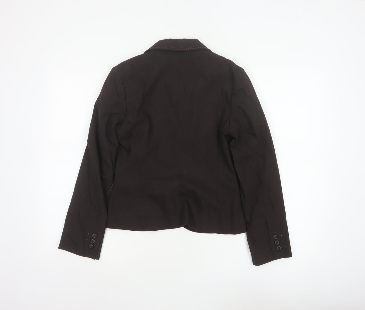 Next Petite Women’s Brown Size 6 Tailored 3 Button Blazer