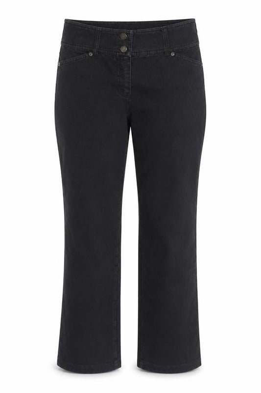 Per Una Women’s Black UK 10 High Rise Bootcut Stretch Jeans