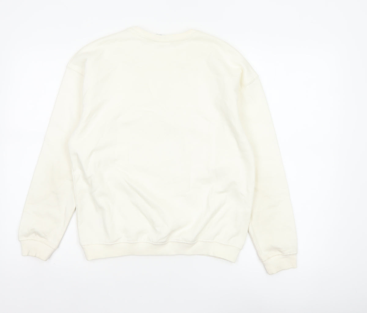 George Girls Ivory Stitch Sequin Heart Sweatshirt 13-14 Years Pullover