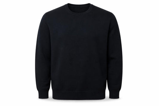 Marks and Spencer Mens Black XL Crew Neck Knit Pullover Jumper