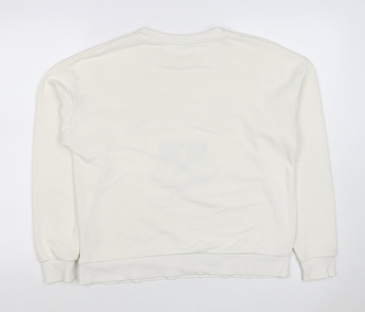 Stradivarius Women Ivory S Pullover Sweatshirt Philadelphia Tennis