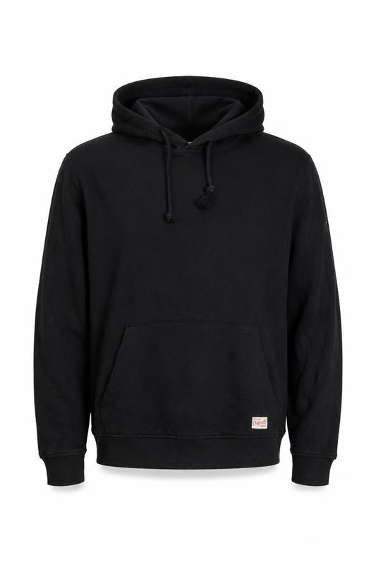 Jack & Jones Originals Men's Black S Pullover Hoodie Kangaroo Pocket