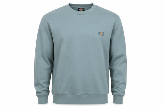 Dickies Men’s Green XL Crew Neck Logo Pullover Sweatshirt