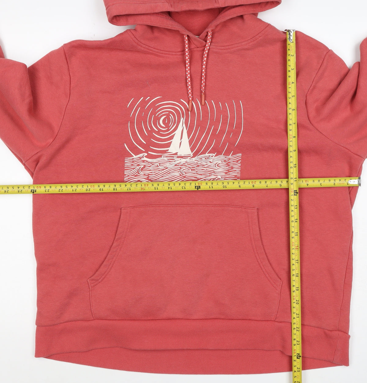 Mountain Warehouse Women Red UK 18 Pullover Hoodie Nautical Graphic