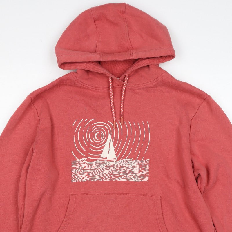 Mountain Warehouse Women Red UK 18 Pullover Hoodie Nautical Graphic