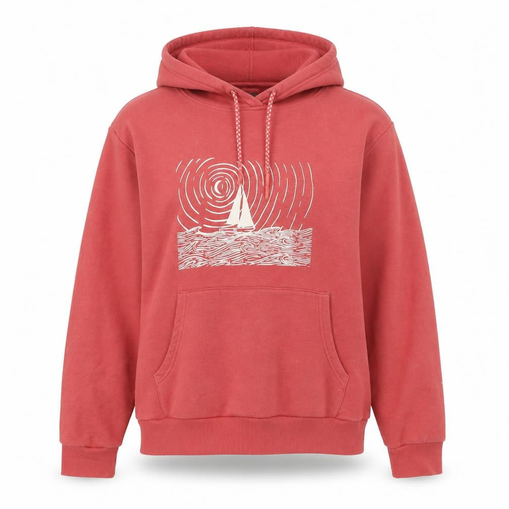 Mountain Warehouse Women Red UK 18 Pullover Hoodie Nautical Graphic