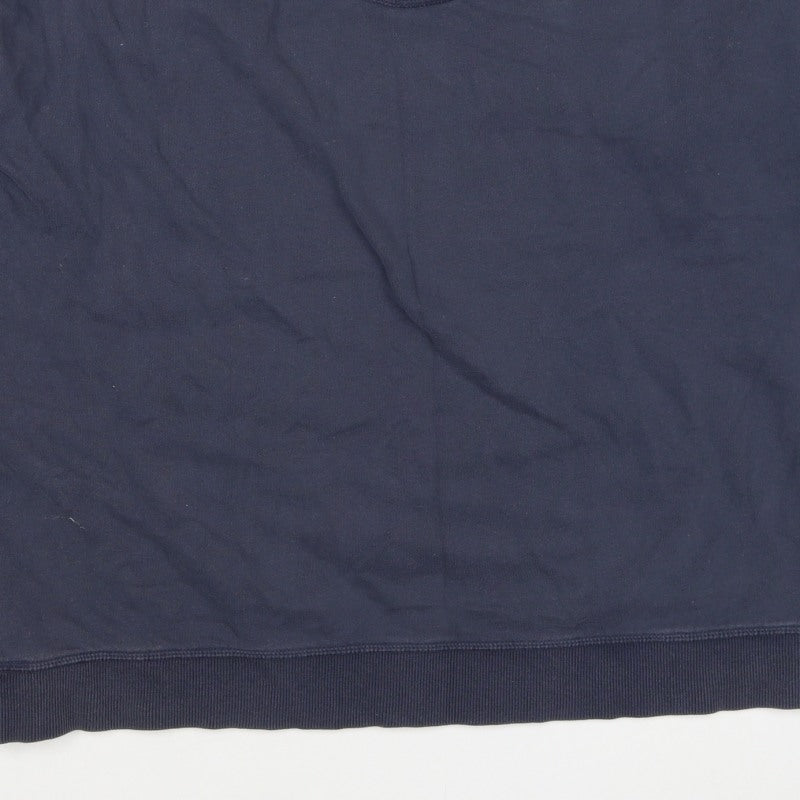 FatFace Women’s Navy UK 16 Pullover Sweatshirt Kindness Embroidered