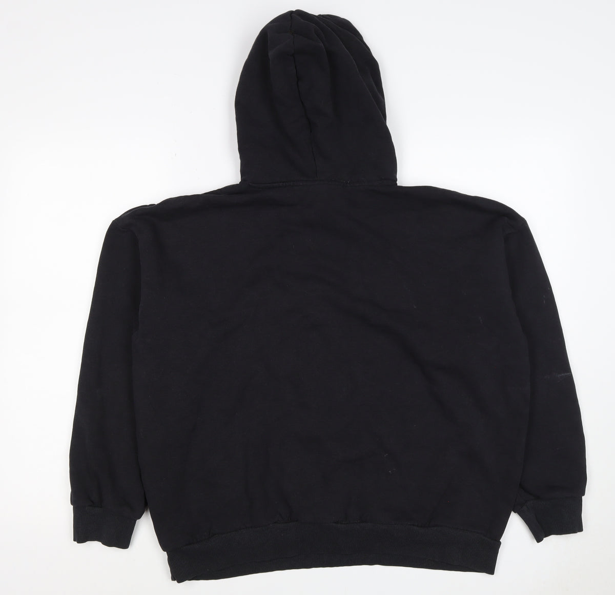 Adidas Women’s Black M Pullover Logo Hoodie Cotton Blend