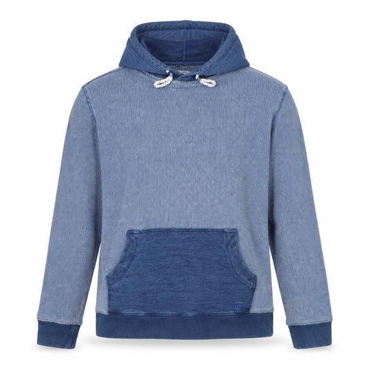Fat Face Men’s Blue L Pullover Hoodie Cotton Drawstring Pocket