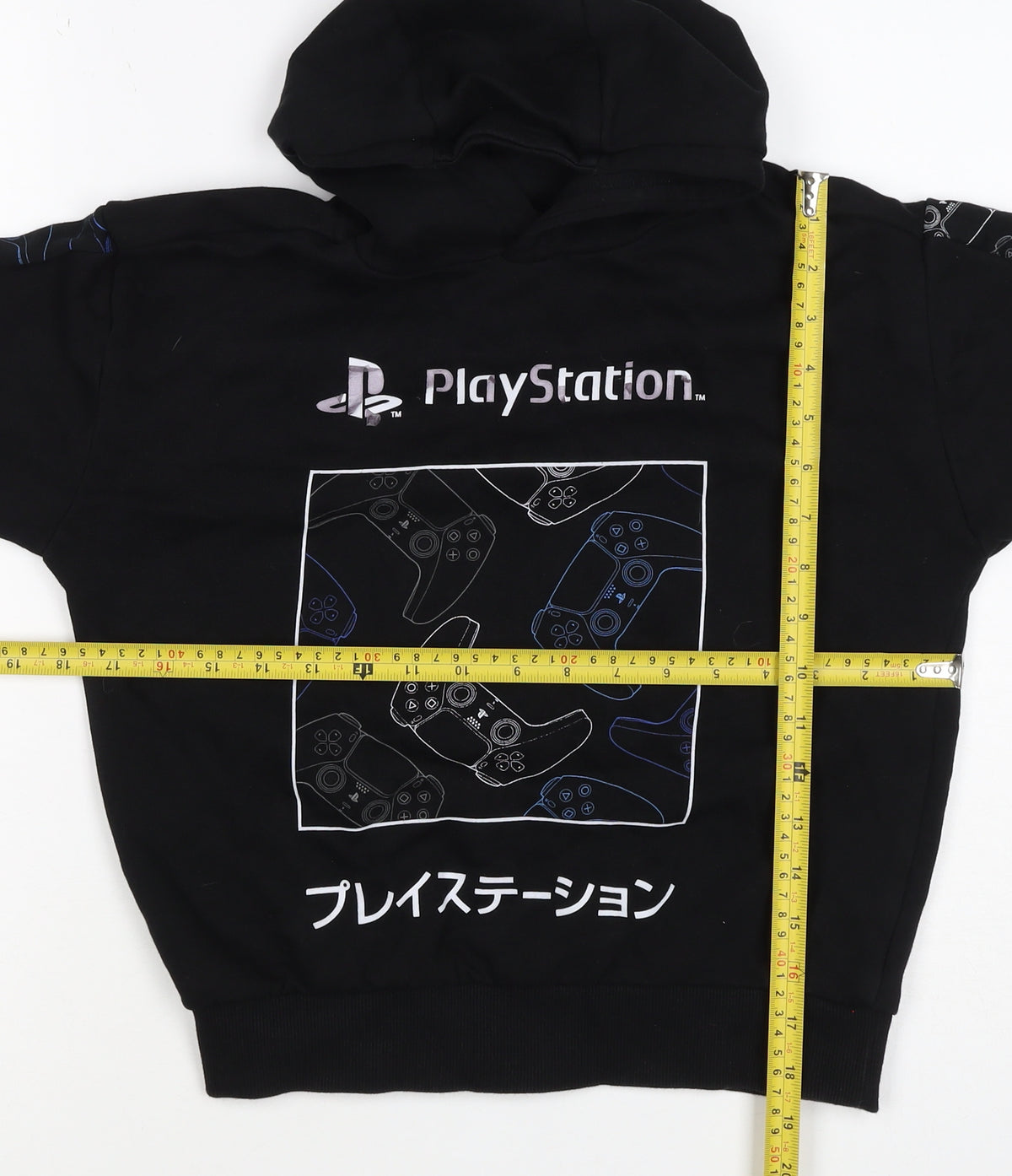 PlayStation Boys Black 13-14 Years Pullover Graphic Hoodie