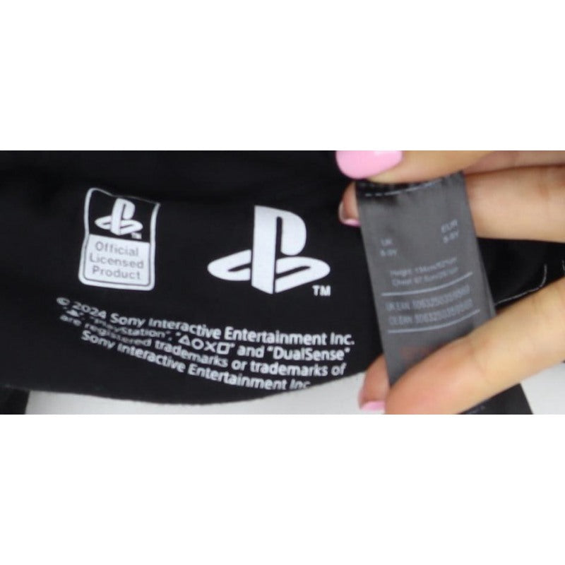 PlayStation Boys Black 13-14 Years Pullover Graphic Hoodie