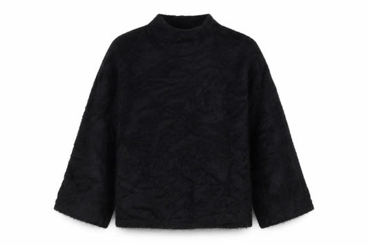 Peacocks Women Black XL Fluffy Open Knit Long Sleeve Cardigan