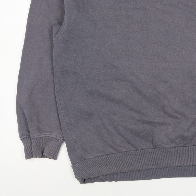 Weekday Women’s Grey XS Pullover Crew Neck Sweatshirt