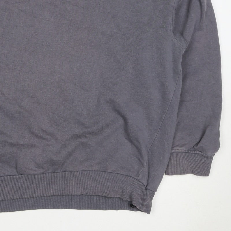 Weekday Women’s Grey XS Pullover Crew Neck Sweatshirt