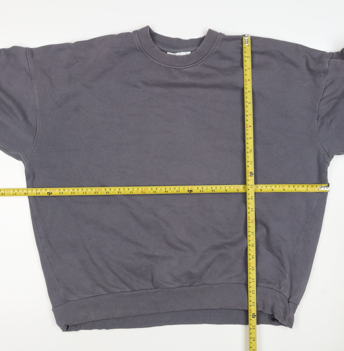 Weekday Women’s Grey XS Pullover Crew Neck Sweatshirt