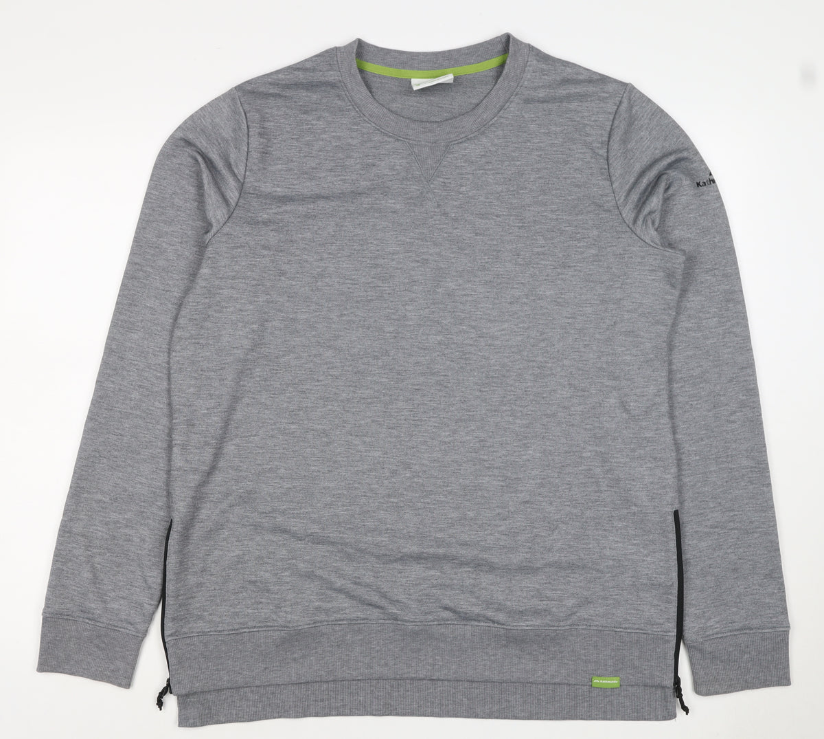 Kathmandu Women’s Grey Size 16 Pullover Sweatshirt Zip Vents