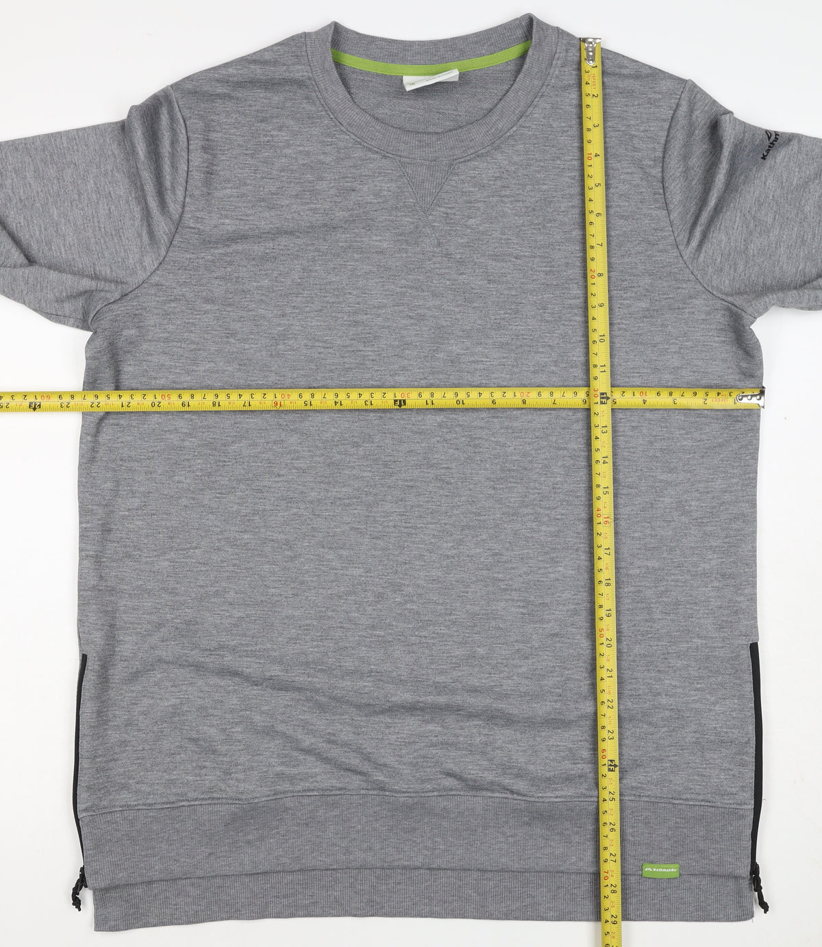 Kathmandu Women’s Grey Size 16 Pullover Sweatshirt Zip Vents