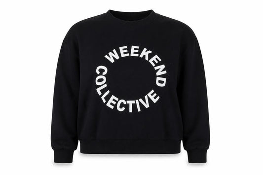 ASOS DESIGN Women’s Black UK 12 Weekend Collective Sweatshirt