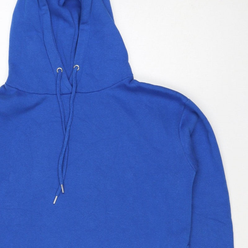 Very Women’s Blue Size 10 Pullover Hoodie Drawstring Kangaroo Pocket