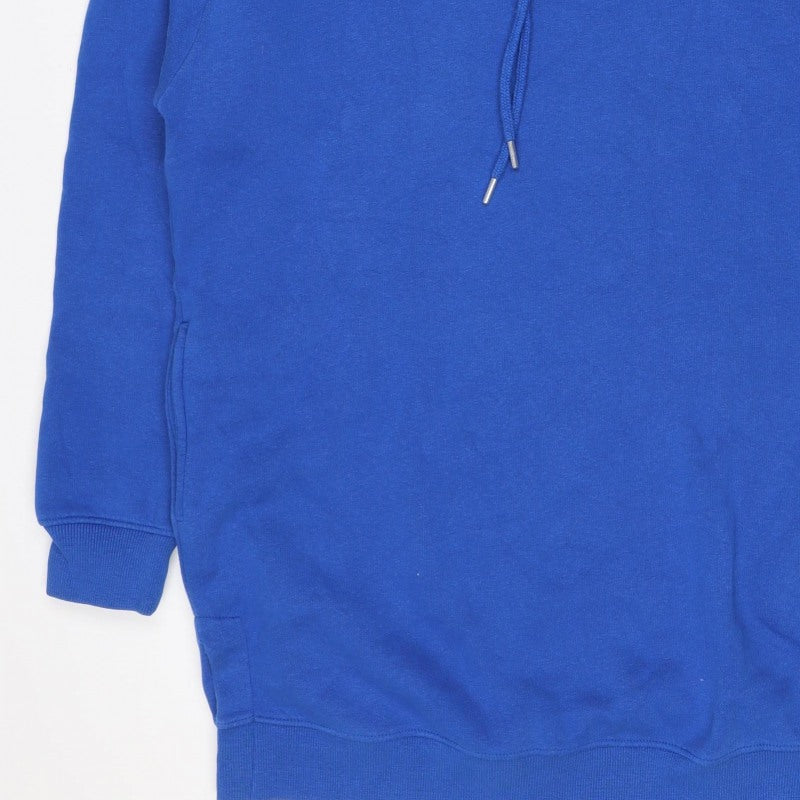 Very Women’s Blue Size 10 Pullover Hoodie Drawstring Kangaroo Pocket